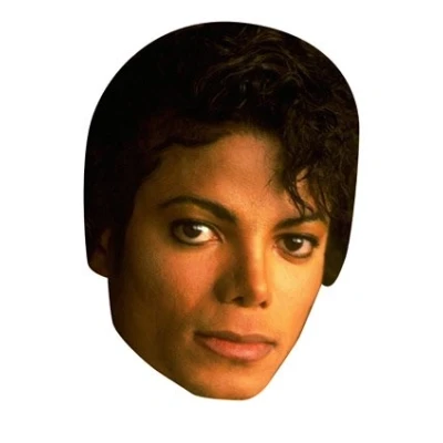 Image of FoxyPrinting Michael Jackson New Celebrity Cardboard Party Face Mask Fancy Dress