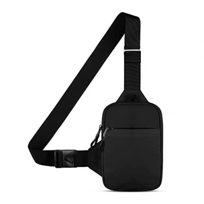 Image of DONGKER Sling Bags,Waterproof Chest Crossbody Bag W/Adjustable Shoulder Strap for Men &amp; Women Hiking Travel Outdoor Sports