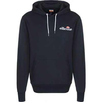 Image of ellesse Men&#039;s Primero Oh Hoody Sweatshirt, Navy, XS EU