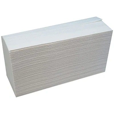 Image of Q Connect 2Work 1 Ply C Fold Paper Towels, Pack of 2880, White