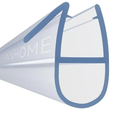Image of HNNHOME Bath Shower Screen Door Seal Strip for 4 6mm Glass Up To 7mm Gap