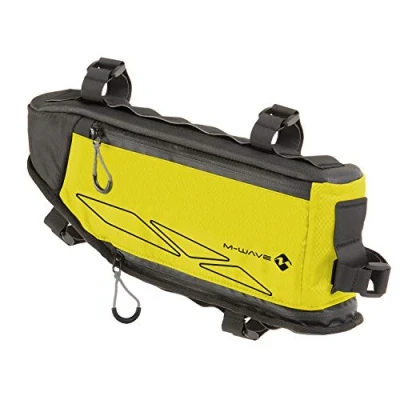 Image of M Wave Unisex&#039;s Rough Ride Frame Triangle Bag neon Yellow, Approx. 42x14 25 cm