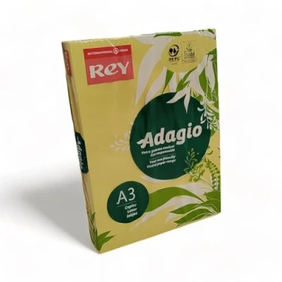 Image of Rey Adagio A3 80gsm (500 Sheets) Citrus Paper for Laser, Copiers and Inkjet Printers 1 Ream