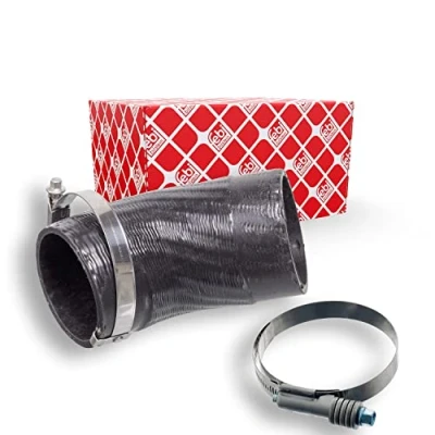 Image of 21869AA130, 21869AA130S1, 21869AA170, 21869AA170S1 Turbocharger Hose FEBI BILSTEIN 103085 70mm AEM (Ethylene Acrylate Rubber) with clamps