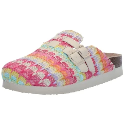 Image of Rocket Dog Women&#039;s ABEL Clog, Pink Multi, 6.5 UK
