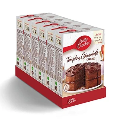 Image of Betty Crocker Tempting Chocolate Cake Mix 425g (Pack of 6)