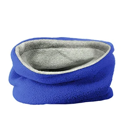 Image of TOSKATOK® Childrens Kids Boys Girls Warm Winter Reversible Soft Fleece Snood Neckwarmer Scarf ROYAL