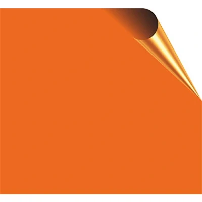 Image of Bolsover Designs 50 x Orange Matt Tile Stickers for 15cm / 6 Inch Waterproof Kitchen, Splashback, Bathroom, Self Adhesive, Peel and Stick On, Removable House Renters