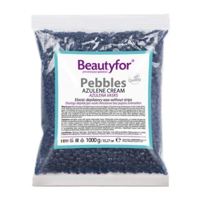 Image of Premium Stripless AZULENE Pebbles Hot Wax Beads Granulas 1000g
