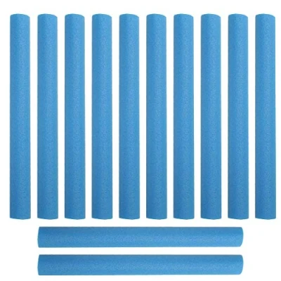 Image of Foam Padding Trampoline Pole Sleeves, Poles Cover 40cm Tubing Protective Sleeves Blue 12pcs