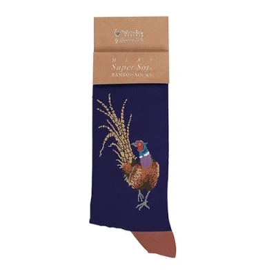 Image of Wrendale Designs Ready for My Close Up&#039; Pheasant Men&#039;s Sock