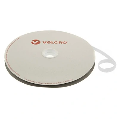 Image of VELCRO® Brand ONE WRAP® Self Grip Strap 10mm x 25m Roll (White)