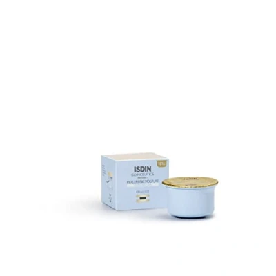 Image of ISDIN Isdinceutics hyaluronic Moisture cream (Normal/Dry skin Eco Refill) 50ml Lightweight acid facial for normal to dry