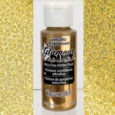 Image of Glamour Dust Glitter Paint 2 OuncesGold Glitz