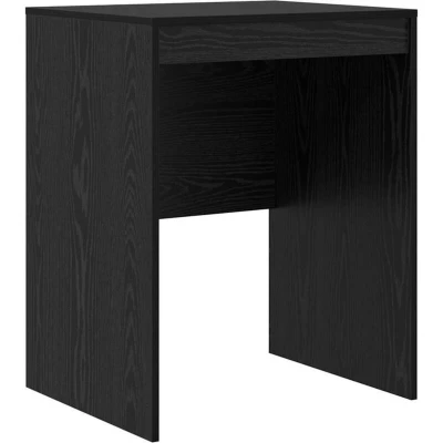 Image of vidaXL Writing Desk Black oak Engineered wood 60 x 50 76 cm