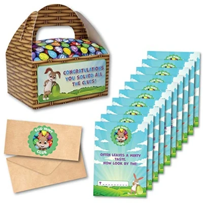 Image of Indoor Easter Egg Hunt Party Game with Friends, Children, Family and Kids, Over The Holidays or Ideal Decoration Accessories,add Chocolate Eggs for Ultimate