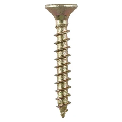 Image of COGEX 85203 Pozidrive Chipboard Screw, Gold, 1 x 3 20 mm, Set of 45