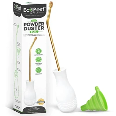 Image of Diatomaceous Earth Powder Duster Large Bulb Duster, Sprayer, and Applicator Perfect for Organic Gardening Pest Control Treatment Bed Bugs, Roaches, Ants Other Pests (Extra Large)
