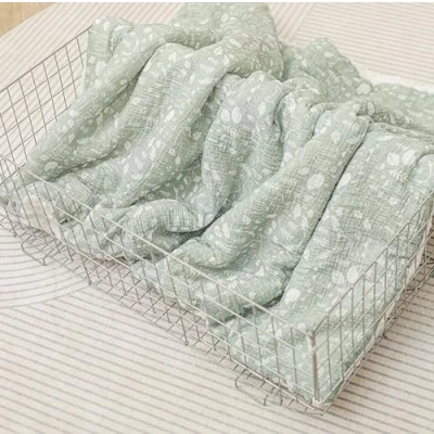 Image of SUPERBE BEBE Baby and Child Blanket in Muslin Soft Minky Oeko Tex 75x100 cm Polyester Filling Comfort Quality Swaddle, Comforter, Nap, Preschool Newborn Gift for Girl or Boy