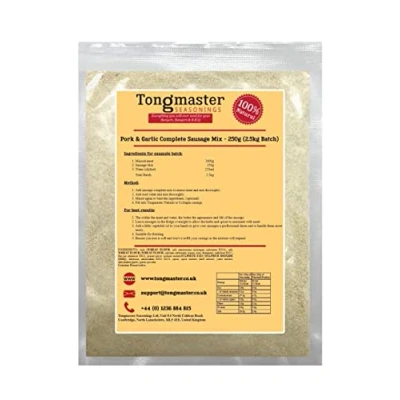Image of Pork &amp; Garlic Complete Sausage Mix 250g (2.5kg Batch)