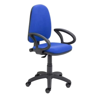 Image of Office Hippo Physio Approved Desk Chair, Ergonomic Home &amp; Chair With Adjustable Seat, Back Lumbar Pump For Comfort Support, Computer Flip Up Arms Royal Blue