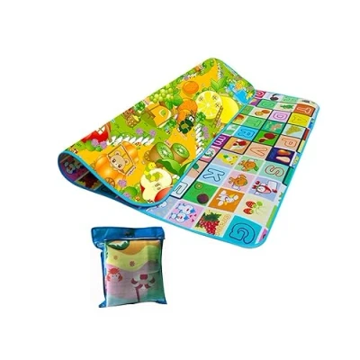 Image of 200x180cm 2 Side Play Mat Kids Crawling Educational Game Soft Foam Picnic Carpet