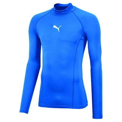 Image of PUMA LIGA Baselayer Tee LS Warm, Electric Blue Lemonade, S