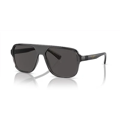 Image of Dolce&amp;Gabbana Sunglasses, Size: 57, Transparent grey/black