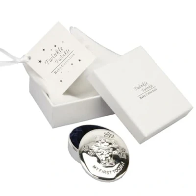 Image of Twinkle Silver Plated My First Tooth Box by Widdop Bingham