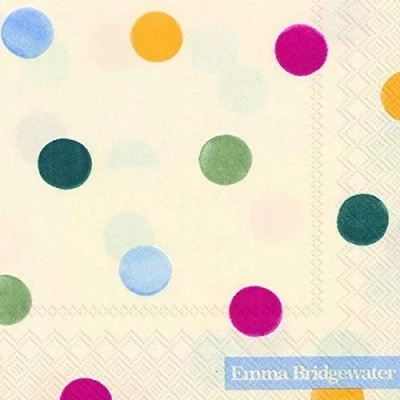 Image of Polka Dots 3ply Napkin 20pk (25 x 25 cm)