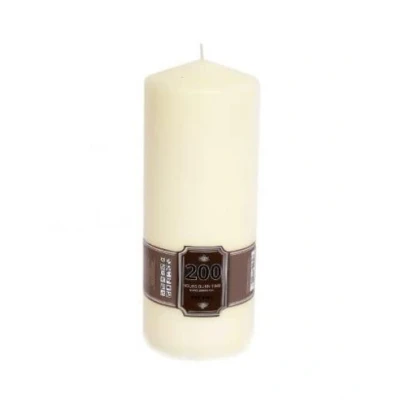 Image of Marco Paul 200 Hours 25cm Church Pillar Candle Long Burn Time Ivory Candles Burning Lighting Lantern Light Lasting Festive Décor Wedding Party Christmas
