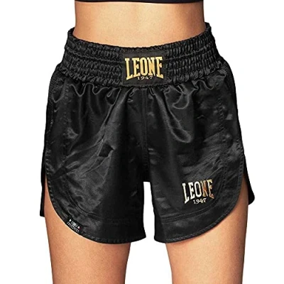 Image of LEONE 1947, Kick thai Shorts, Woman, Black, S, ABE21