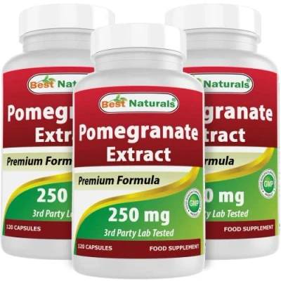 Image of Best Naturals Pomegranate Extract 250 mg 120 Capsules (120 Count (Pack of 3))