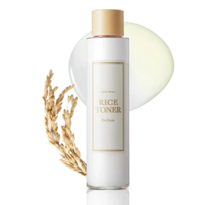 Image of I&#039;m from Rice Toner, 77.78% Extract Korea, Glow Essence with Niacinamide, Hydrating for Dry Skin, Vegan, Alcohol Free, Fragrance Peta Approved, 5.07 Fl Oz, Valentine