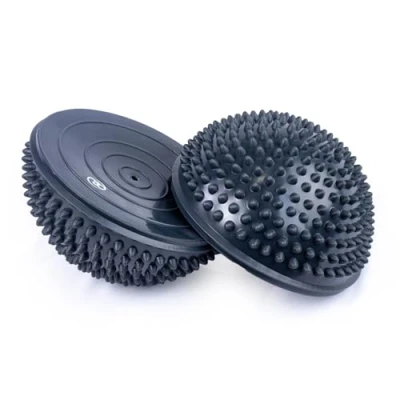 Image of Fitness Mad Spiky Balance Pod Domes, Hedgehog Pods, Promotes Stability, Balance, Coordination and Works Your Abs, 8cm Height, 16.5cm Diameter (Pair)