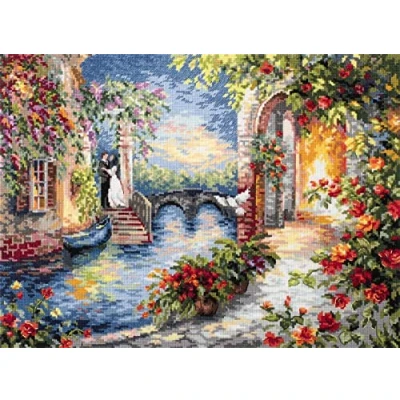 Image of Magic Needle 110 082 ZW Träume Werden wahr Counted Cross Stitch Kit Zweigart Edition Cotton Multi Coloured 41 x 31 cm