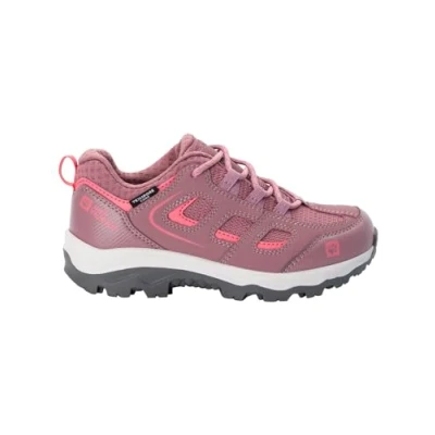 Image of Jack Wolfskin VOJO Texapore LOW Unisex Hiking shoes for kids, Size: 11.5K, Ash mauve Textile