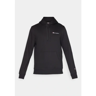 Image of Champion Icons Hoodie Tonal LOGO Hoodie, Men&#039;s, Size: Medium, Black