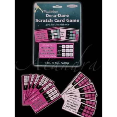Image of Hen party Scratch Dare Cards by Shatchi