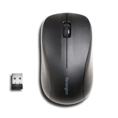 Image of Kensington Silent Mouse for Life Wireless USB Black (K72392US),1.5&quot; x 2.4&quot; 4.3&quot;