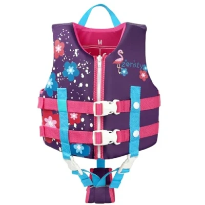 Image of Zeraty Kids Swim Vest Float Jacket for Toddlers with Adjustable Strap Boys Girls Age 1 9 Years/22 50Lbs