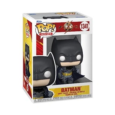 Image of Funko POP! Movies: DC the Flash Batman (Affleck) Comics Collectable Vinyl Figure Gift Idea Official Merchandise Toys for Kids &amp; Adults Comic Books Fans