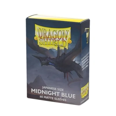Image of Dragon Shield 60ct Pack Midnight Blue Mini Matte Sleeves