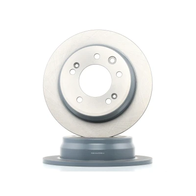 Image of 584111H100, 584111H300 Brake disc FEBI BILSTEIN 31363 Rear Axle 262mm 10mm 5 Hole 114,3mm solid Coated KIA: cee‘d I Hatchback, Sportage III