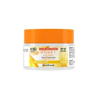 Image of Victoria Beauty Vitamin C Face Cream with 20 SPF Dark Spot Treatment Vegan, 82% Natural