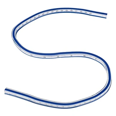 Image of Flexible Curve Ruler for Drawing Painting Graphics and Garment Design (60CM)