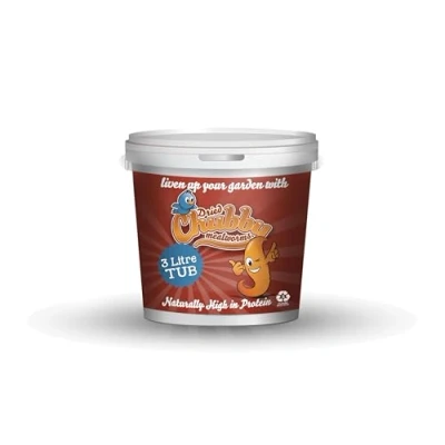 Image of 3 Litre Tub Chubby Dried Mealworms for Wild Birds