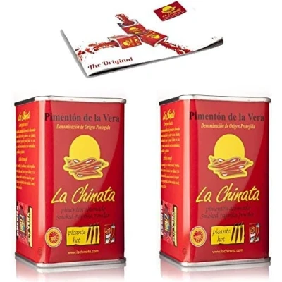 Image of Paprika Powder Smoked Pack 2 tin 160g Hot La Chinata