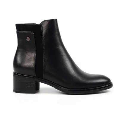 Image of Ladies Susannah Black Ankle Boot 8
