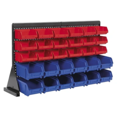 Image of Sealey Bin Storage System Bench Mounting 30 Bins